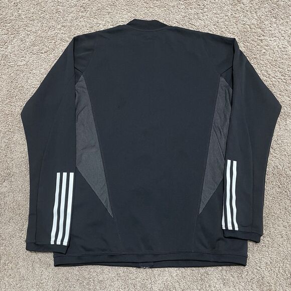 adidas Portland Timbers Jacket Large Black Claudio Bravo Player Worn Full Zip - Picture 6 of 12